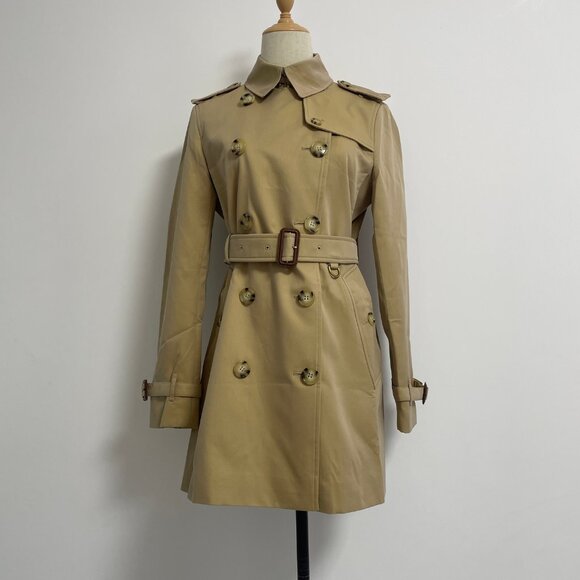 NWOT ！Burberry  Short Chelsea Heritage Trench Coat - Picture 4 of 16